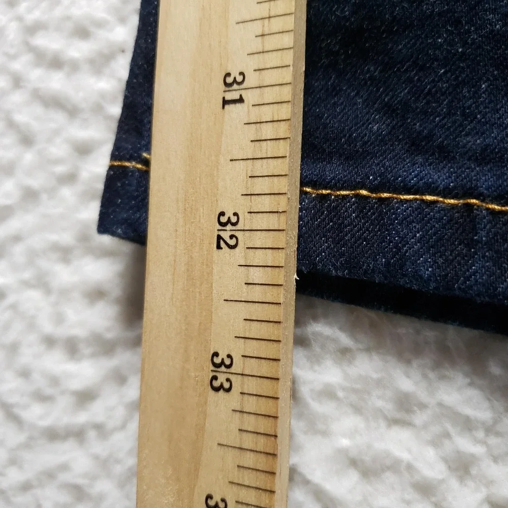 Levis 550 Relaxed Fit Jeans Mens 54x32 Dark Wash Stretch Tapered Leg Indigo B&T